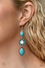 Load image into Gallery viewer, Paparazzi 🔆 Carefree Cowboy - Blue Earrings