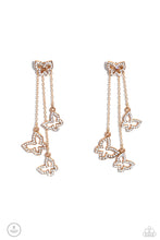 Load image into Gallery viewer, oak-sisters-jewelry-boisterous-butterfly-gold-post earrings-paparazzi-accessories-by-lisa