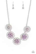 Load image into Gallery viewer, oak-sisters-jewelry-mandala-mosaic-purple-necklace-paparazzi-accessories-by-lisa