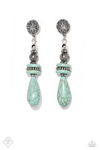 Load image into Gallery viewer, oak-sisters-jewelry-desert-fever-blue-post earrings-paparazzi-accessories-by-lisa