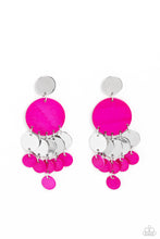 Load image into Gallery viewer, oak-sisters-jewelry-shell-of-the-ball-pink-post earrings-paparazzi-accessories-by-lisa