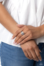 Load image into Gallery viewer, Paparazzi 🔆 Stacking Up - White Ring