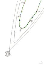 Load image into Gallery viewer, oak-sisters-jewelry-constant-as-the-stars-green-necklace-paparazzi-accessories-by-lisa
