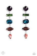 Load image into Gallery viewer, oak-sisters-jewelry-connected-confidence-multi-post earrings-paparazzi-accessories-by-lisa