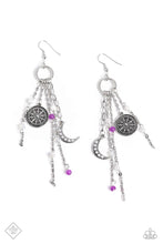 Load image into Gallery viewer, oak-sisters-jewelry-esteemed-explorer-purple-earrings-paparazzi-accessories-by-lisa