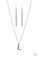 Load image into Gallery viewer, oak-sisters-jewelry-leave-your-initials-silver-l-paparazzi-accessories-by-lisa