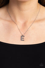Load image into Gallery viewer, Paparazzi π Leave Your Initials - Silver - E Necklace