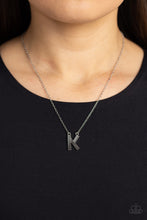 Load image into Gallery viewer, Paparazzi π Leave Your Initials - Silver - K Necklace