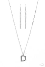 Load image into Gallery viewer, oak-sisters-jewelry-leave-your-initials-silver-d-paparazzi-accessories-by-lisa