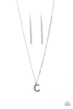 Load image into Gallery viewer, oak-sisters-jewelry-leave-your-initials-silver-c-paparazzi-accessories-by-lisa