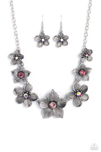 Load image into Gallery viewer, oak-sisters-jewelry-free-floral-pink-necklace-paparazzi-accessories-by-lisa