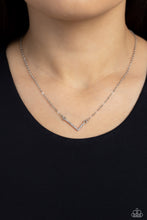 Load image into Gallery viewer, Paparazzi 🔆 INITIALLY Yours - L - White Necklace