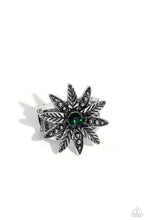 Load image into Gallery viewer, oak-sisters-jewelry-sunflower-season-green-ring-paparazzi-accessories-by-lisa