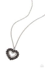 Load image into Gallery viewer, oak-sisters-jewelry-flirt-no-more-silver-necklace-paparazzi-accessories-by-lisa
