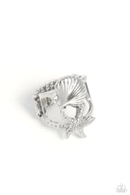 Load image into Gallery viewer, oak-sisters-jewelry-seashell-showcase-silver-ring-paparazzi-accessories-by-lisa