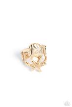 Load image into Gallery viewer, oak-sisters-jewelry-seashell-showcase-gold-ring-paparazzi-accessories-by-lisa
