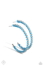 Load image into Gallery viewer, oak-sisters-jewelry-put-a-string-on-it-blue-earrings-paparazzi-accessories-by-lisa