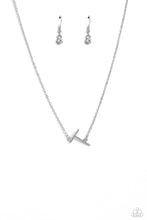 Load image into Gallery viewer, oak-sisters-jewelry-initially-yours-t-white-paparazzi-accessories-by-lisa