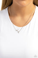 Load image into Gallery viewer, Paparazzi 🔆INITIALLY Yours - T - White Necklace
