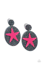 Load image into Gallery viewer, oak-sisters-jewelry-galaxy-getaway-pink-post earrings-paparazzi-accessories-by-lisa