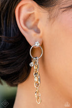 Load image into Gallery viewer, Paparazzi π Two-Tone Trendsetter - Multi Post Earrings