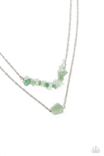 Load image into Gallery viewer, oak-sisters-jewelry-chiseled-caliber-green-necklace-paparazzi-accessories-by-lisa