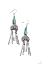 Load image into Gallery viewer, oak-sisters-jewelry-highland-haute-blue-earrings-paparazzi-accessories-by-lisa