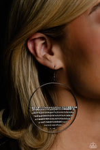 Load image into Gallery viewer, Paparazzi 🔆 Fierce Fringe - Black Earrings 🔆 Exclusive 2023 Convention Collection