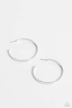 Load image into Gallery viewer, oak-sisters-jewelry-sleek-symmetry-silver-earrings-paparazzi-accessories-by-lisa