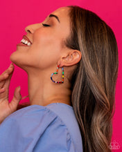 Load image into Gallery viewer, Paparazzi 🔆 Striped Sweethearts - Multi Earrings