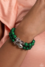 Load image into Gallery viewer, Paparazzi 🔆Shopaholic Showdown - Green Bracelet