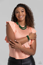 Load image into Gallery viewer, Paparazzi 🔆Shopaholic Showdown - Green Bracelet