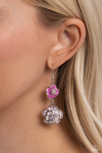 Load image into Gallery viewer, Paparazzi 🔆 Intricate Impression - Pink Earrings