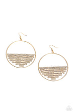 Load image into Gallery viewer, oak-sisters-jewelry-fierce-fringe-gold-earrings-paparazzi-accessories-by-lisa