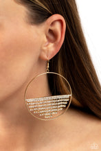 Load image into Gallery viewer, Paparazzi 🔆 Fierce Fringe - Gold Earrings