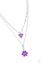 Load image into Gallery viewer, oak-sisters-jewelry-childhood-charms-purple-necklace-paparazzi-accessories-by-lisa