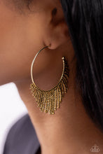 Load image into Gallery viewer, Paparazzi 🔆 Tailored Tassel - Brass Earrings