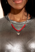 Load image into Gallery viewer, Paparazzi 🔆 Locked Down - Red Necklace