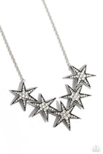 Load image into Gallery viewer, oak-sisters-jewelry-rockstar-ready-white-necklace-paparazzi-accessories-by-lisa