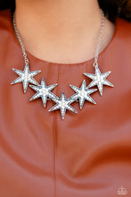 Load image into Gallery viewer, Paparazzi 🔆 Rockstar Ready - White Necklace 🔆 Exclusive 2023 Convention Collection