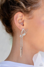 Load image into Gallery viewer, Paparazzi 🔆 A Few Of My Favorite WINGS - White Post 🔆 Exclusive 2023 Convention CollectionEarrings