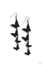 Load image into Gallery viewer, oak-sisters-jewelry-haphazard-headliner-black-earrings-paparazzi-accessories-by-lisa