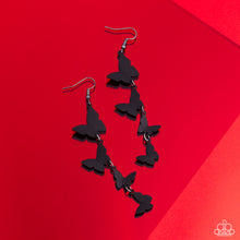 Load image into Gallery viewer, Paparazzi 🔆 Haphazard Headliner - Black Earrings