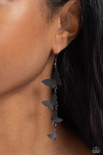 Load image into Gallery viewer, Paparazzi 🔆 Haphazard Headliner - Black Earrings