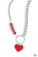 Load image into Gallery viewer, oak-sisters-jewelry-mismatched-mayhem-red-paparazzi-accessories-by-lisa