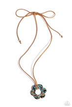 Load image into Gallery viewer, oak-sisters-jewelry-tied-triumph-brown-necklace-paparazzi-accessories-by-lisa