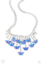 Load image into Gallery viewer, oak-sisters-jewelry-majestic-metamorphosis-blue-necklace-paparazzi-accessories-by-lisa