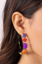 Load image into Gallery viewer, Paparazzi 🔆 Geometric Gamer - Multi Earrings