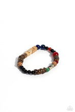 Load image into Gallery viewer, oak-sisters-jewelry-i-wood-be-so-lucky-blue-bracelet-paparazzi-accessories-by-lisa