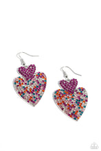 Load image into Gallery viewer, oak-sisters-jewelry-flirting-flourish-pink-earrings-paparazzi-accessories-by-lisa